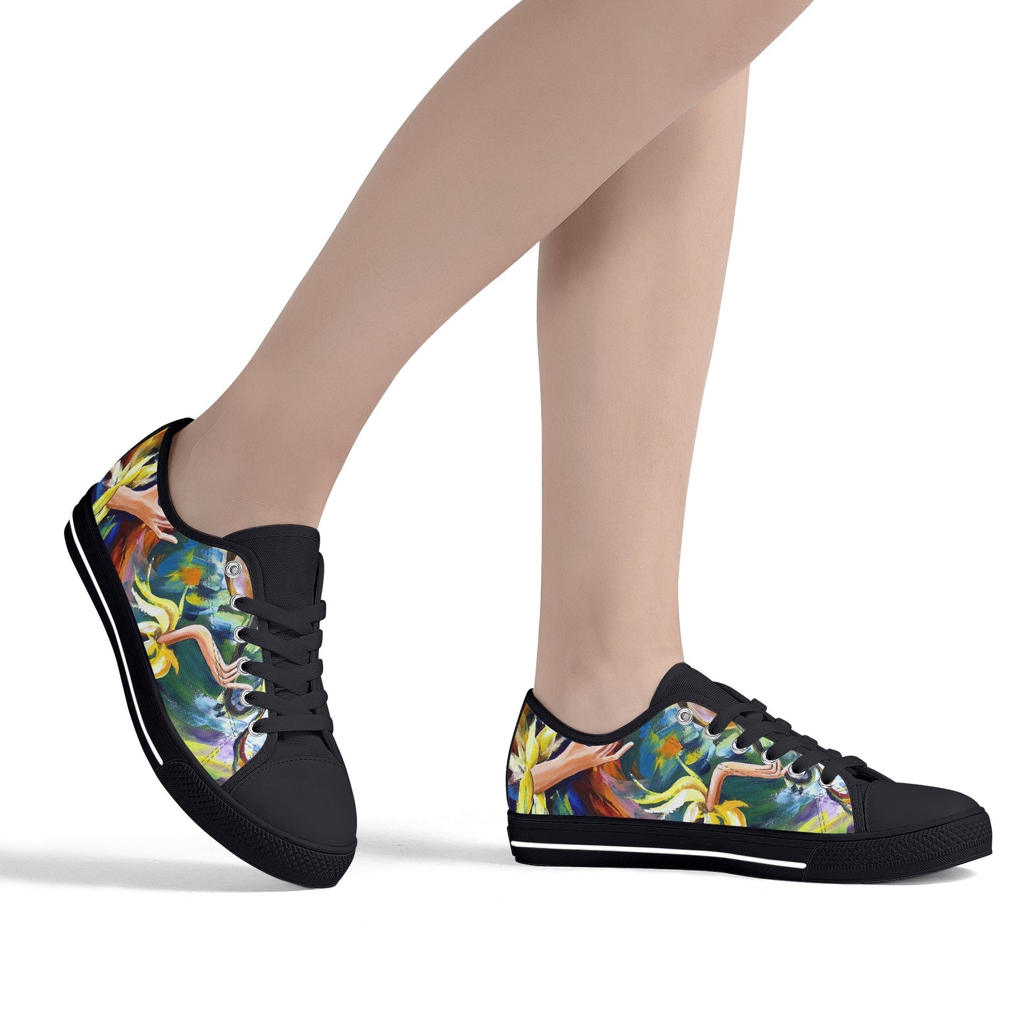 Womens Low Top Canvas Shoes @FanClub By AFREMOV.COM