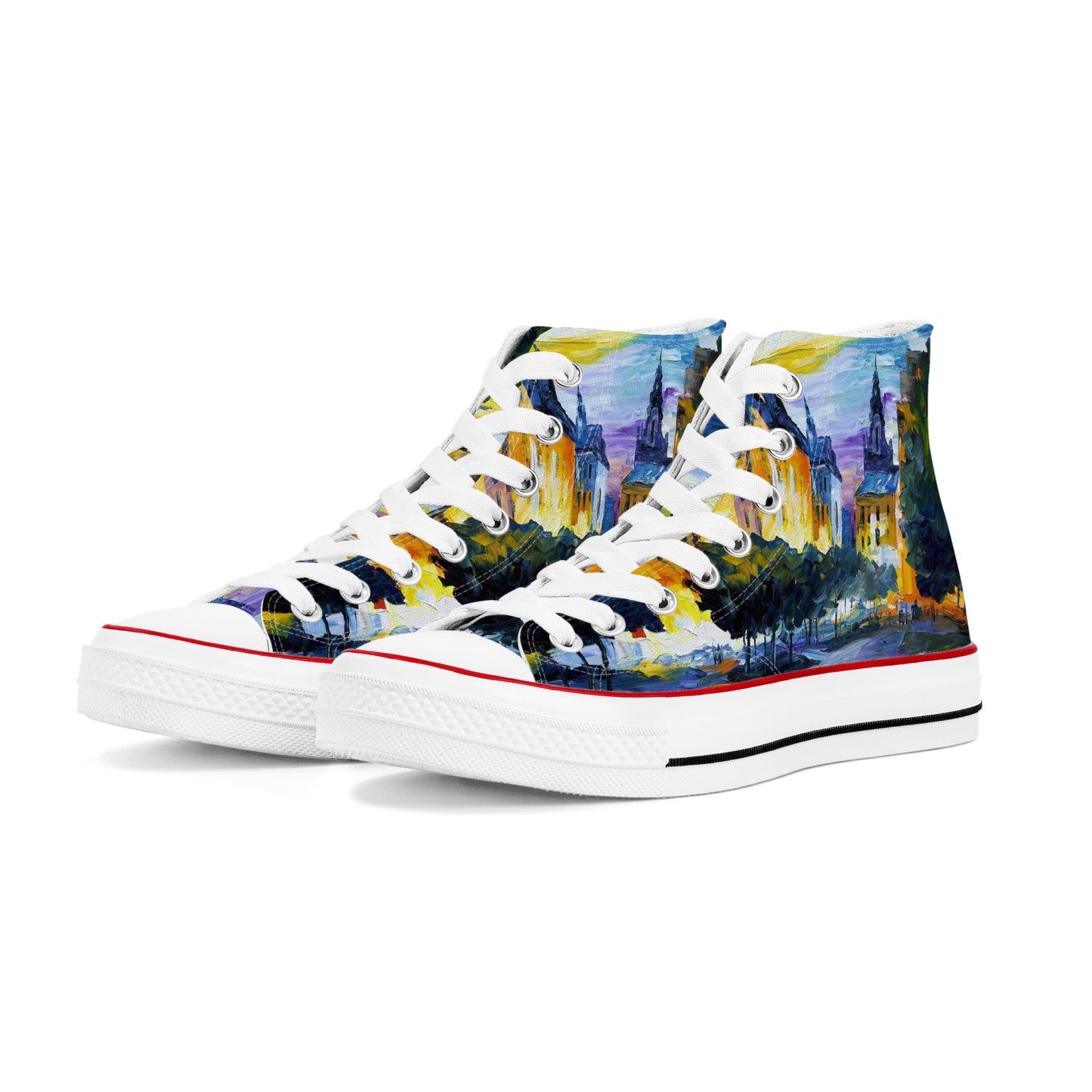 Womens Classic High Top Canvas Shoes @FanClub By AFREMOV.COM