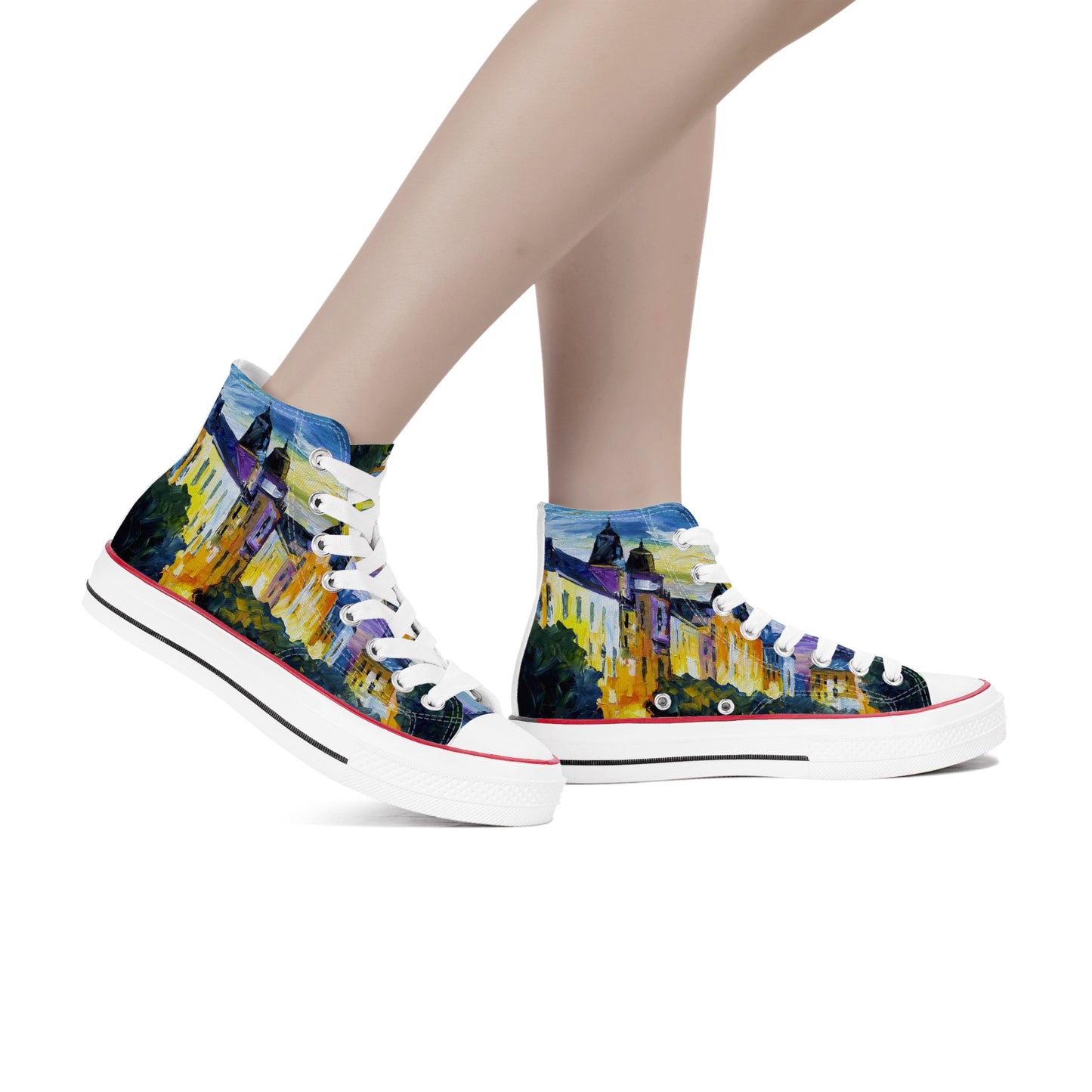 Womens Classic High Top Canvas Shoes @FanClub By AFREMOV.COM