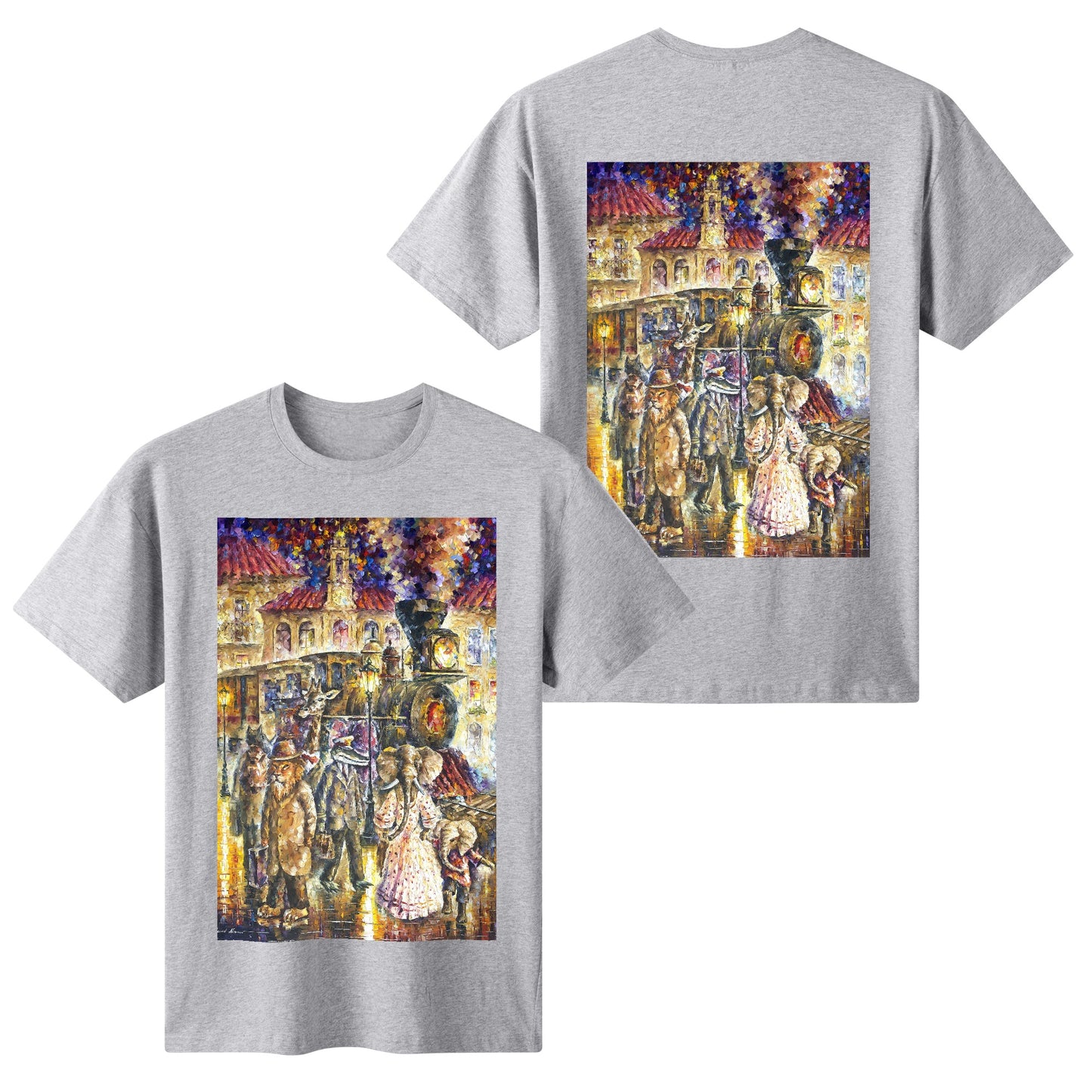 Womens Cotton Front Back Printing T Shirt @FanClub By AFREMOV.COM