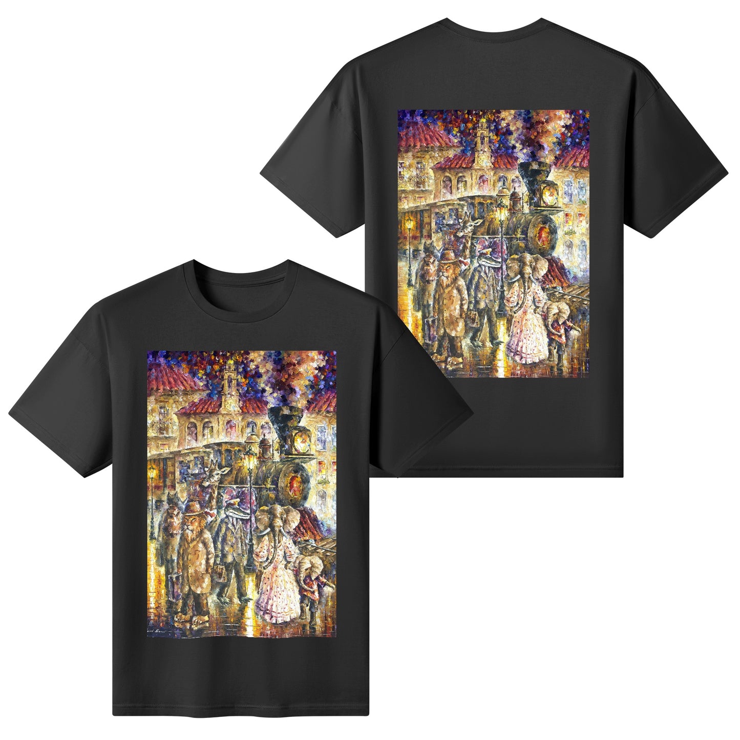 Womens Cotton Front Back Printing T Shirt @FanClub By AFREMOV.COM