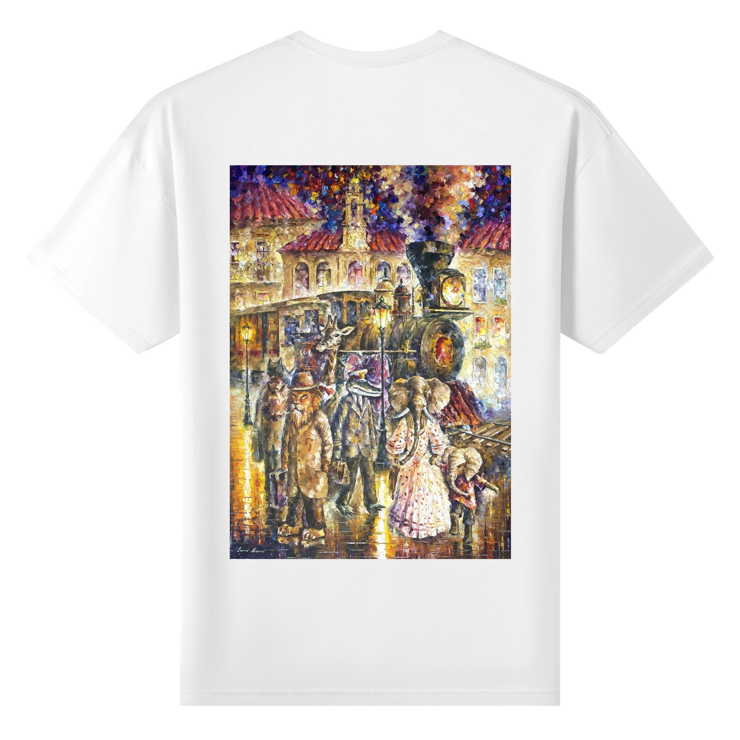 Womens Cotton Front Back Printing T Shirt @FanClub By AFREMOV.COM