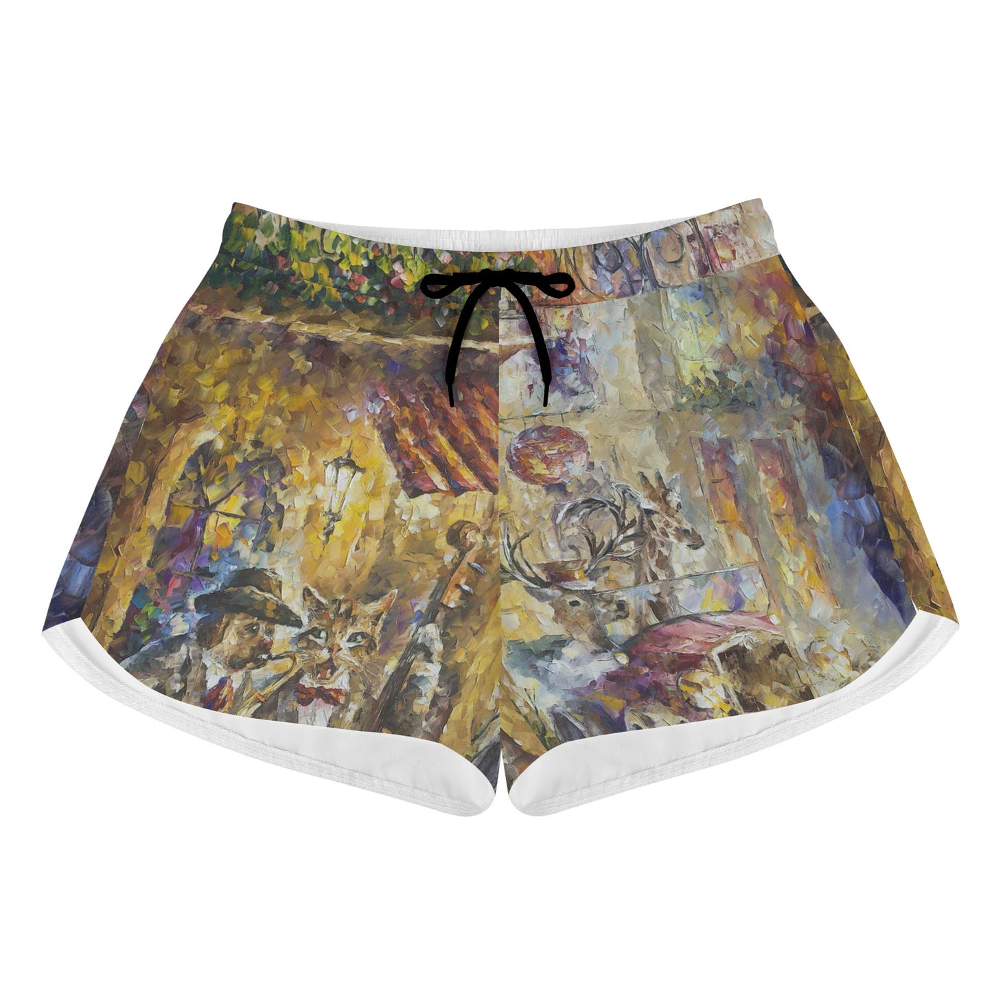 Womens All Over Print Casual Shorts @FanClub By AFREMOV.COM