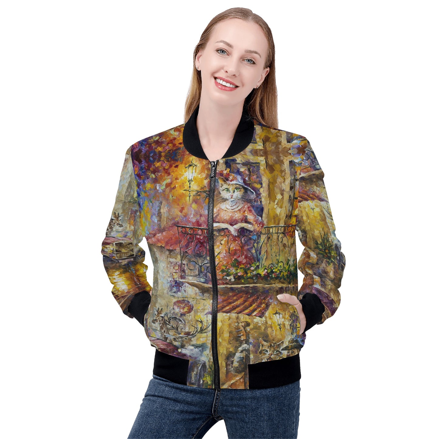 Womens Bomber Jacket @FanClub By AFREMOV.COM