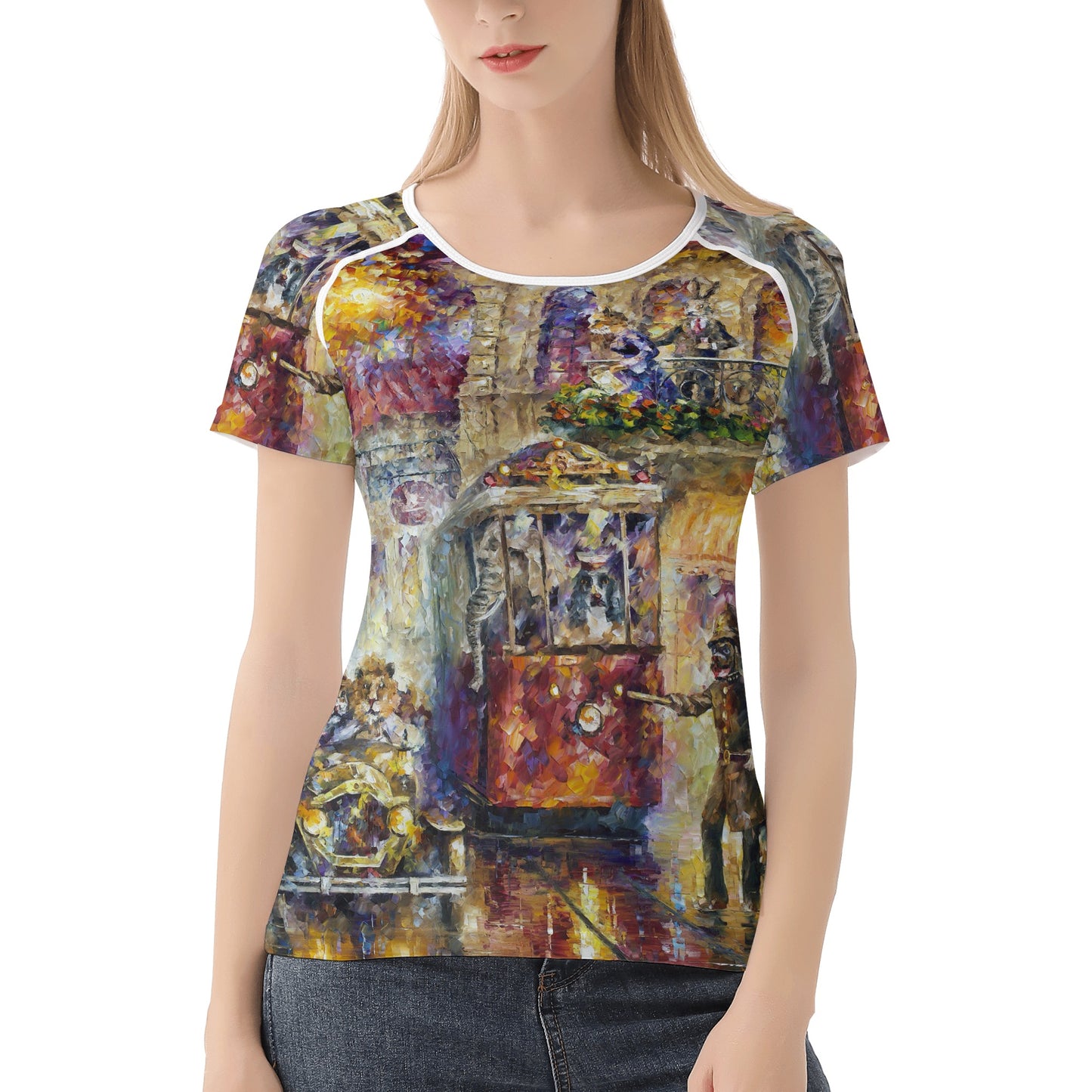 Womens All-Over Print T shirt @FanClub By AFREMOV.COM