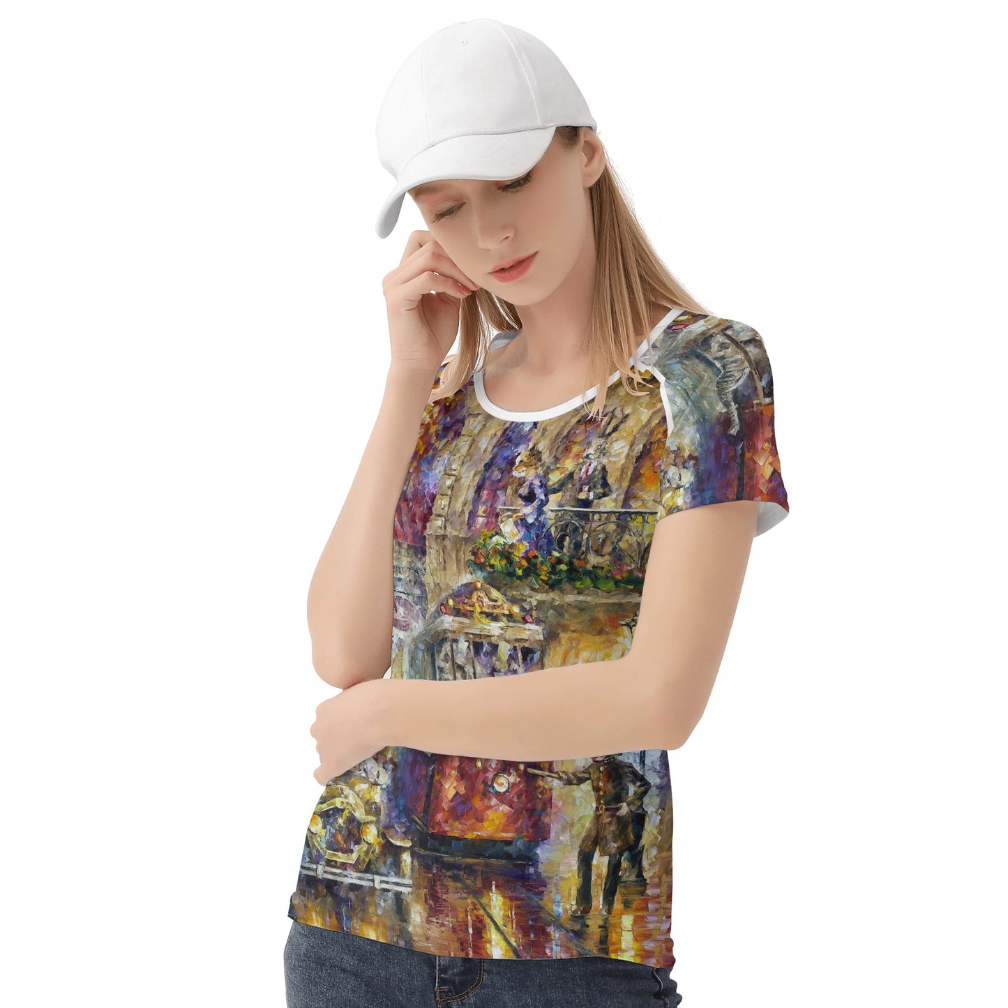 Womens All-Over Print T shirt @FanClub By AFREMOV.COM