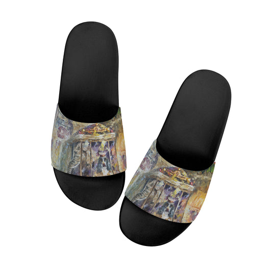 Mens Slide Sandals Shoes @FanClub By AFREMOV.COM