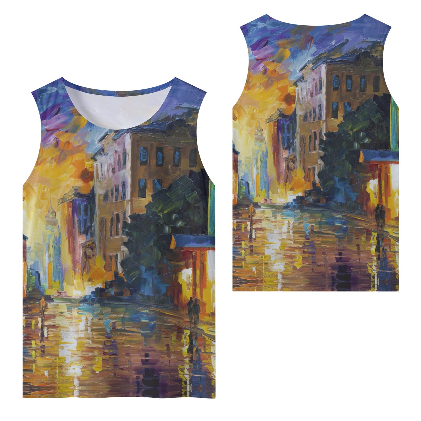 Mens All Over Print Vest Shirt @FanClub By AFREMOV.COM