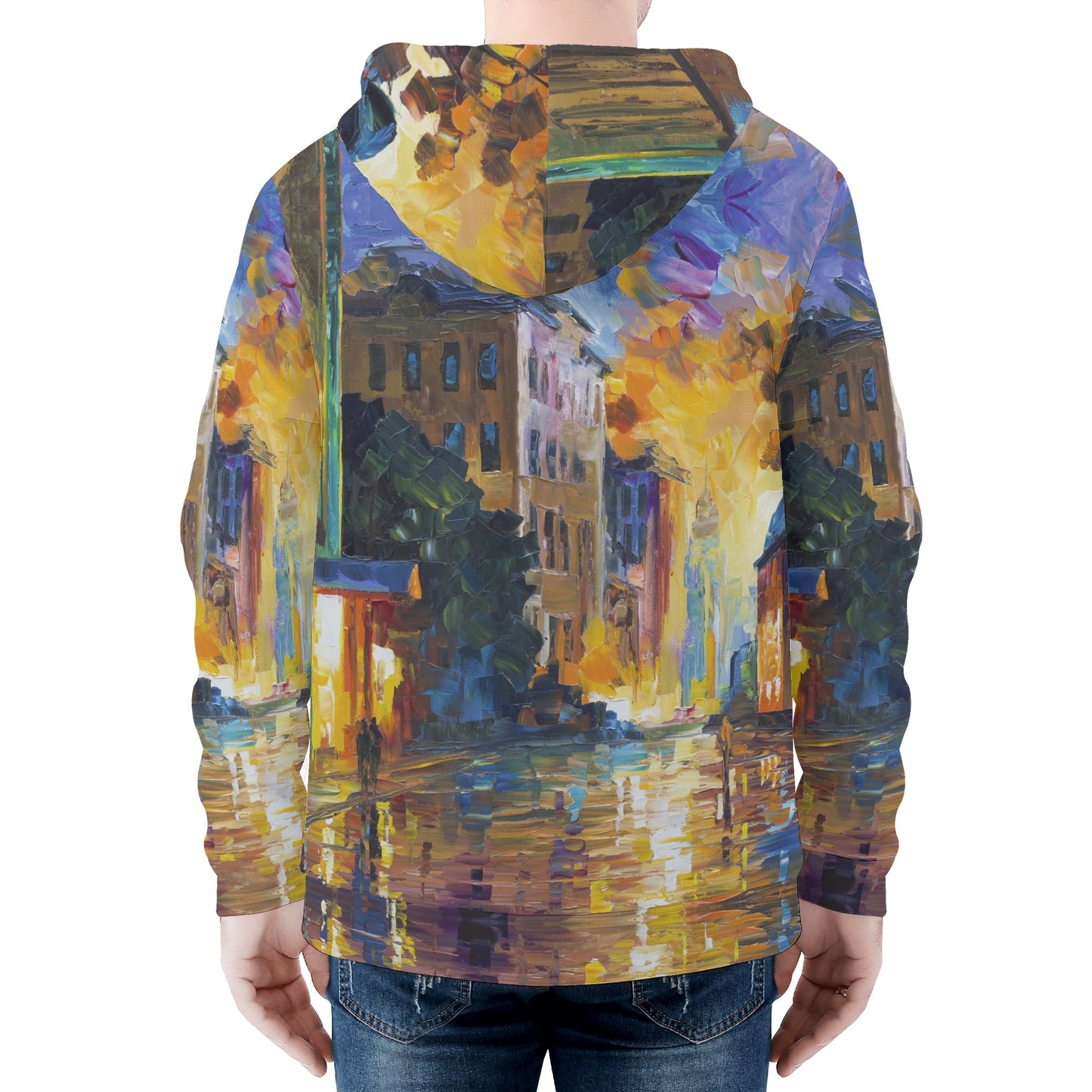 Mens All Over Print Zip Hoodie @FanClub By AFREMOV.COM