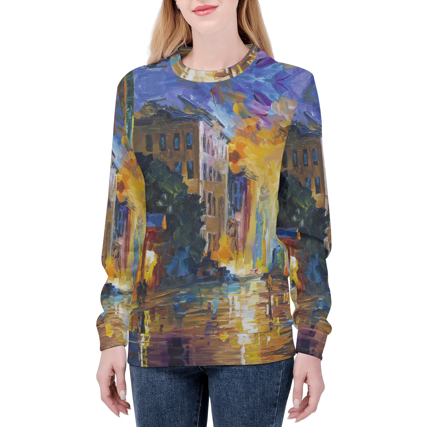 Womens All Over Print Sweater @FanClub By AFREMOV.COM