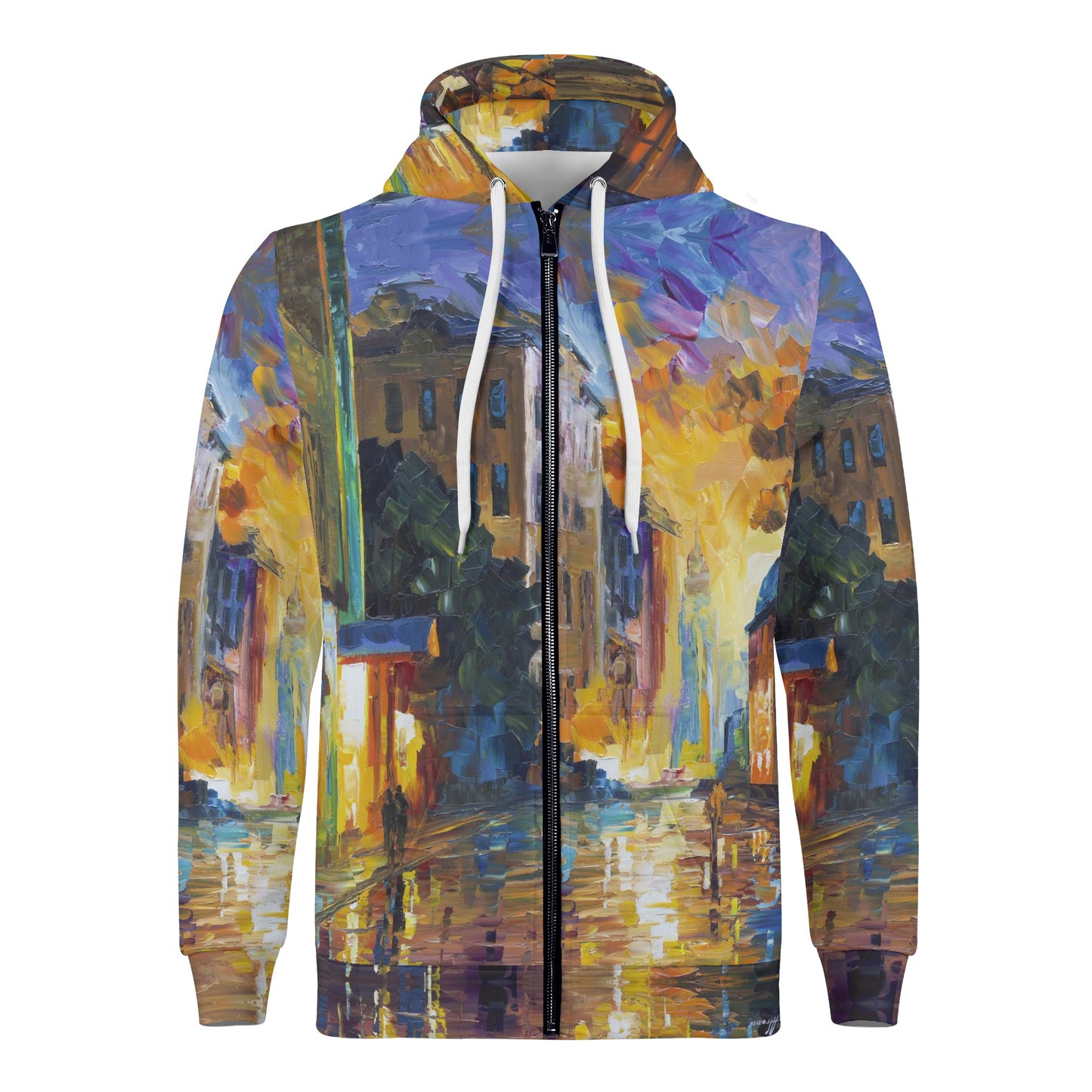 Mens All Over Print Zip Hoodie @FanClub By AFREMOV.COM