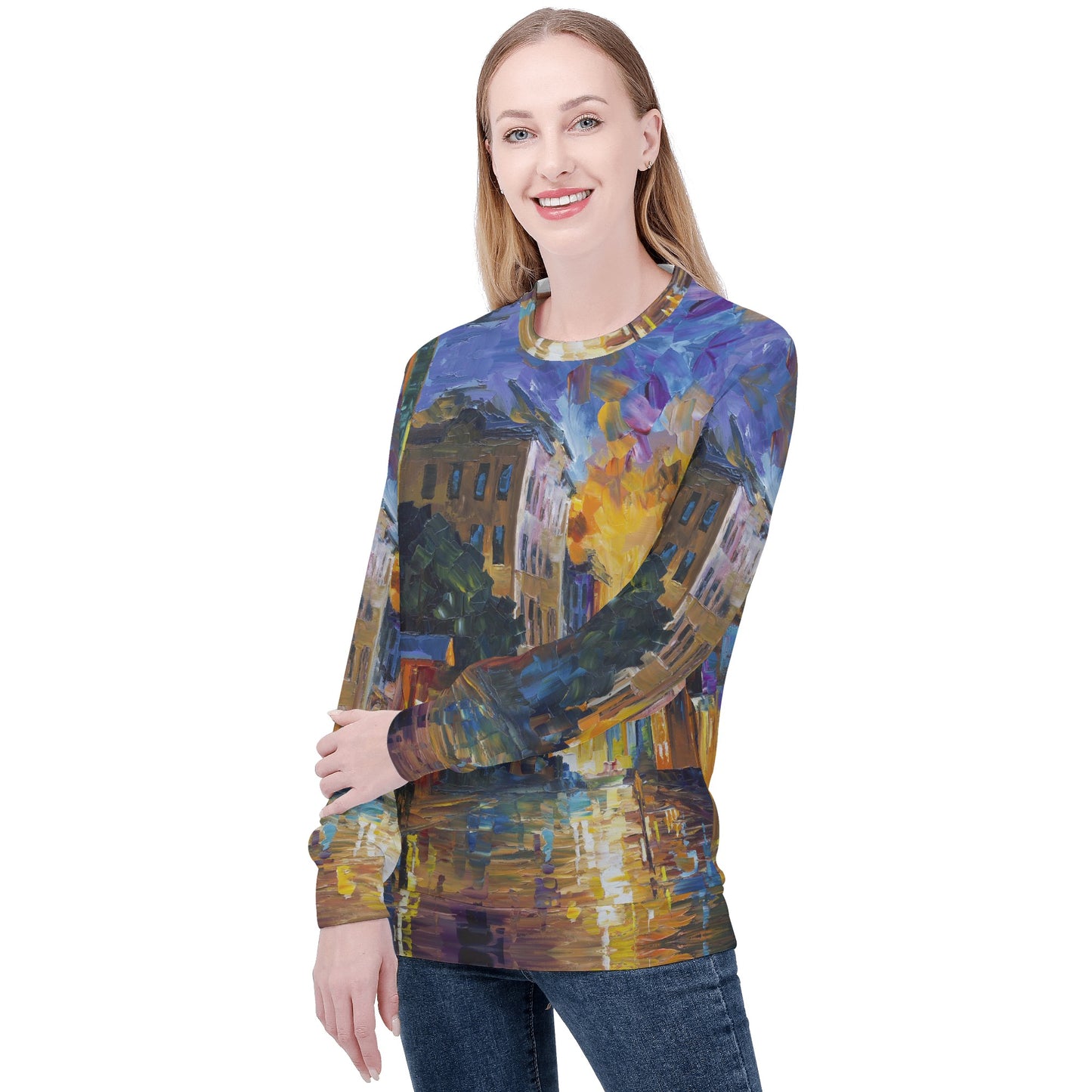 Womens All Over Print Sweater @FanClub By AFREMOV.COM