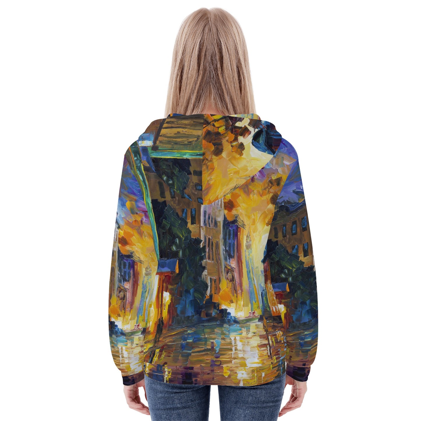 Womens All Over Print Zip Hoodie @FanClub By AFREMOV.COM