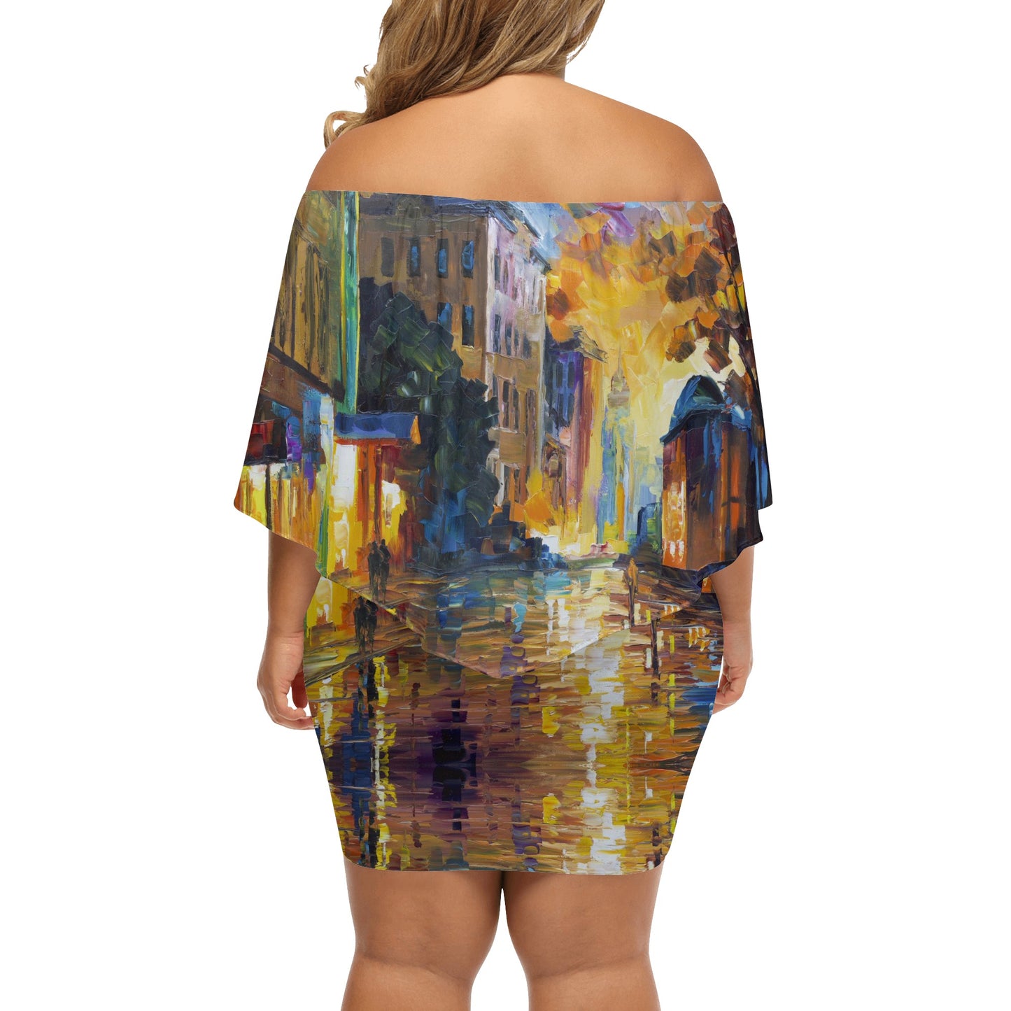 Womens Off-the-shoulder Tube Dress @FanClub By AFREMOV.COM