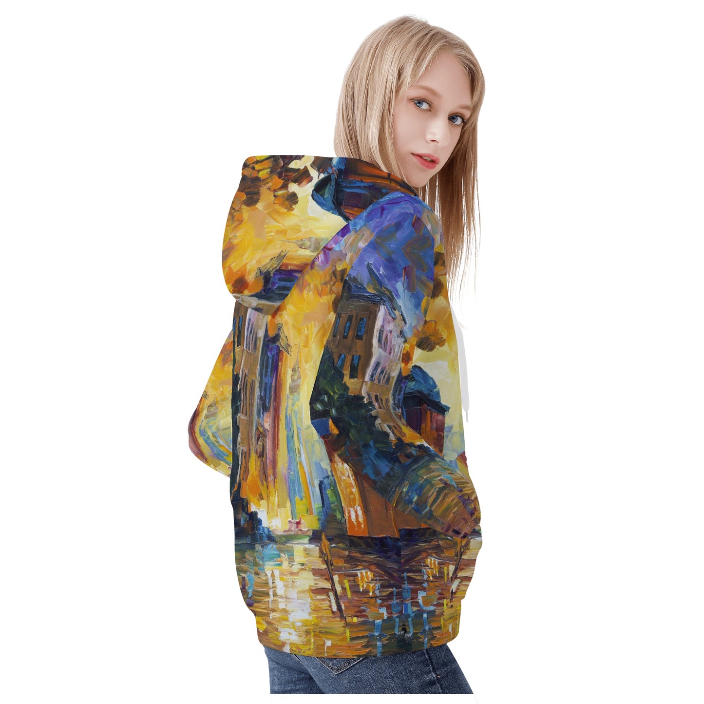 Womens All Over Print Zip Hoodie @FanClub By AFREMOV.COM