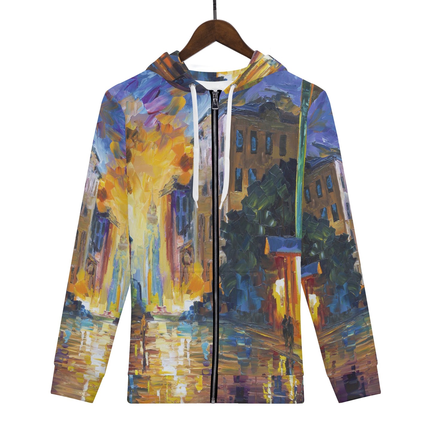 Womens All Over Print Zip Hoodie @FanClub By AFREMOV.COM