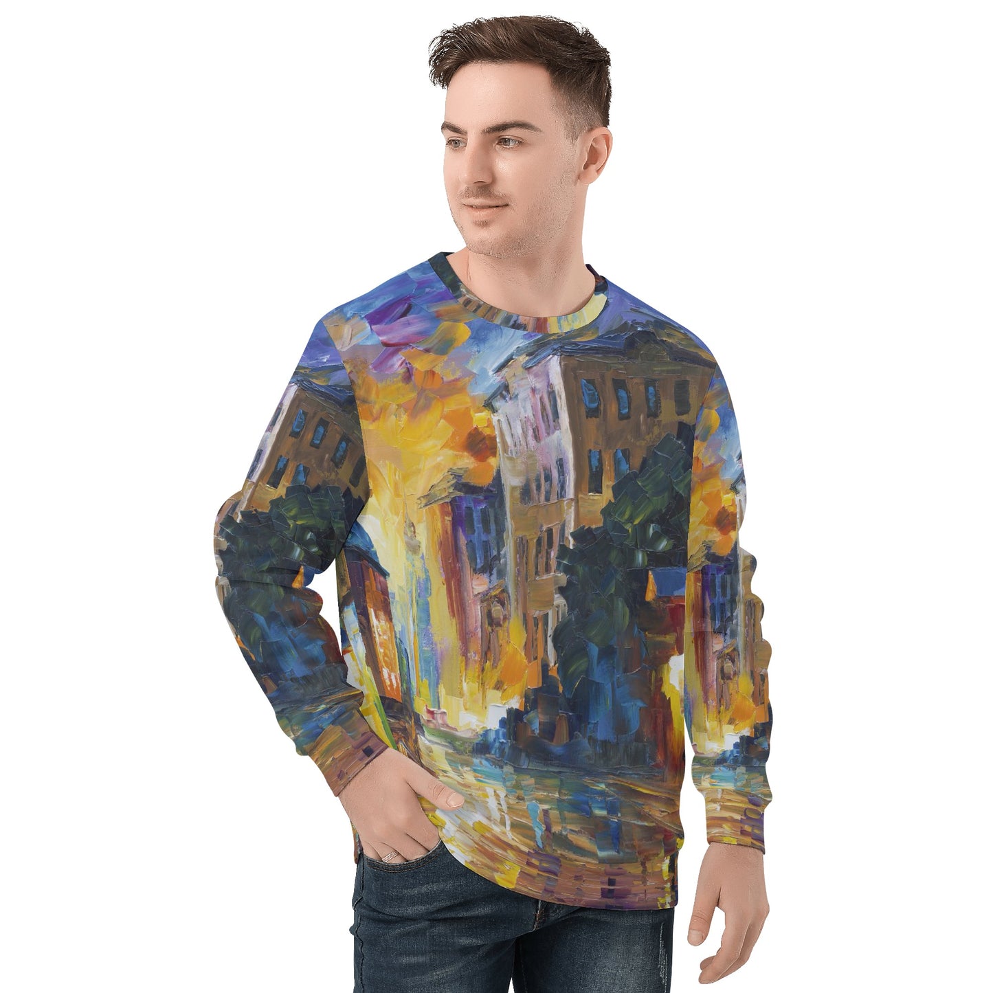 Mens All Over Print Sweater @FanClub By AFREMOV.COM