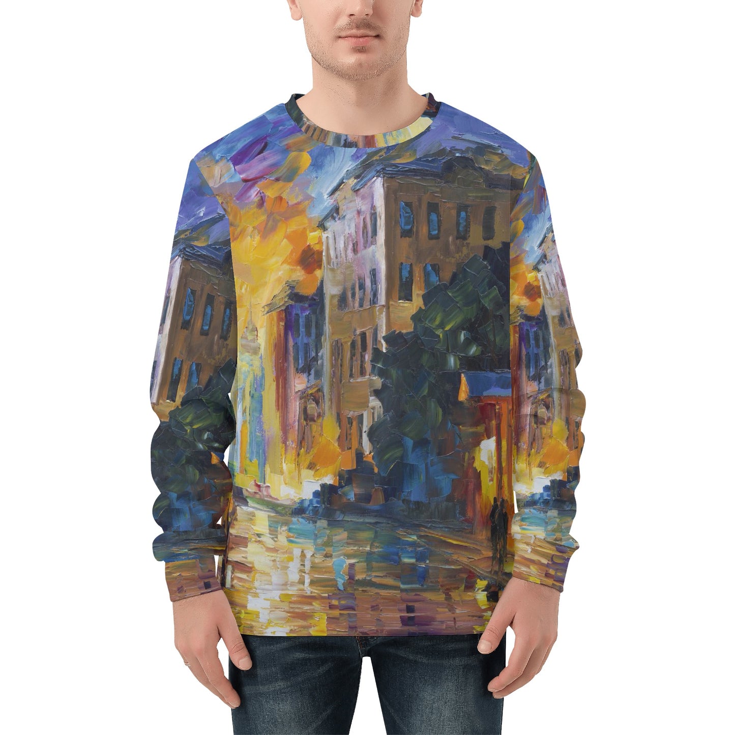 Mens All Over Print Sweater @FanClub By AFREMOV.COM