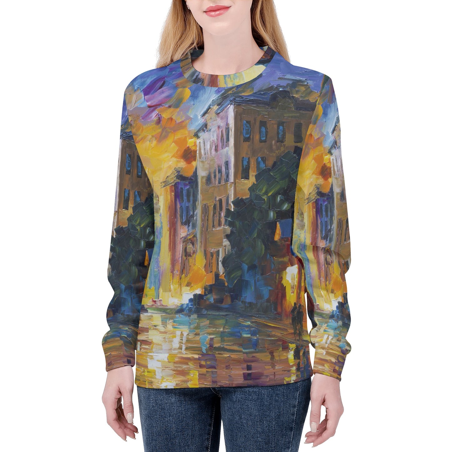 Womens All Over Print Sweater @FanClub By AFREMOV.COM