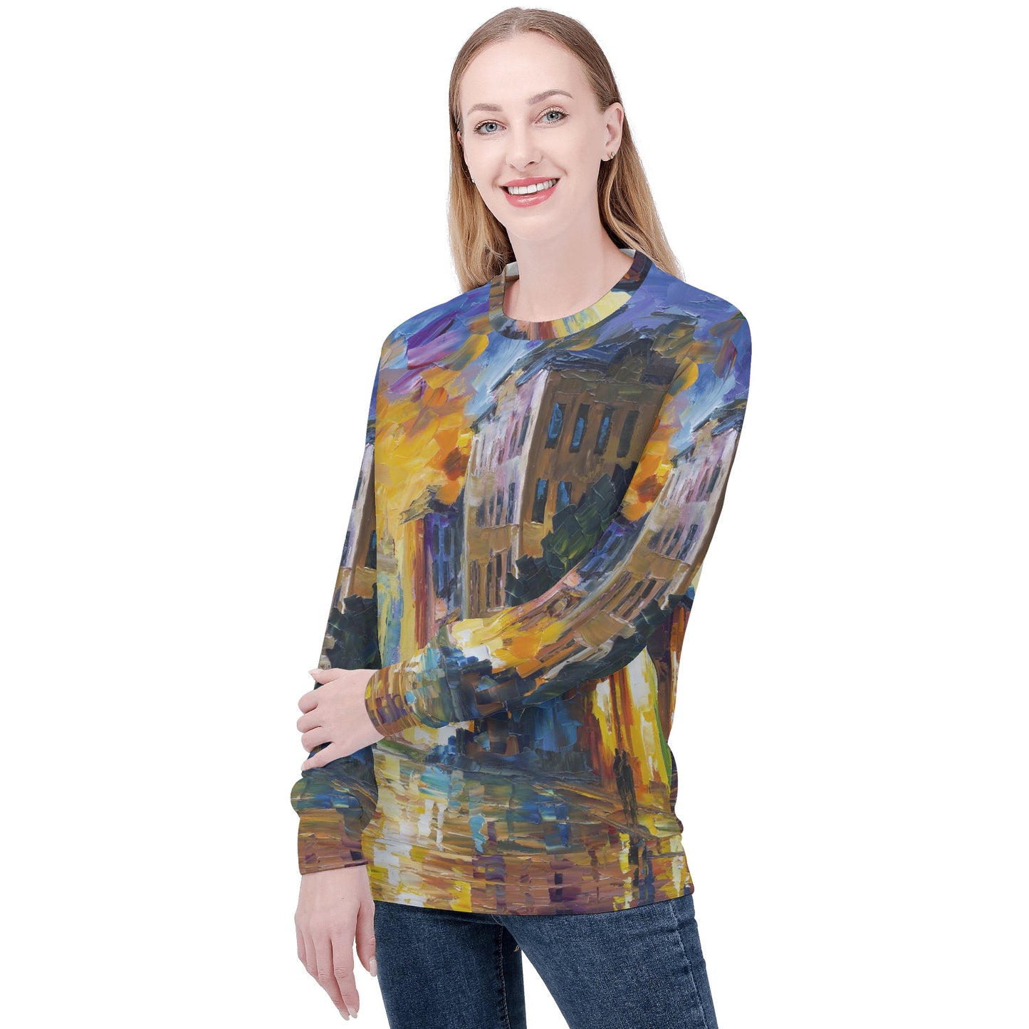 Womens All Over Print Sweater @FanClub By AFREMOV.COM