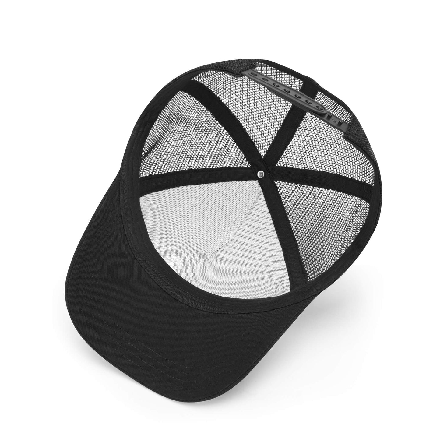 Front Printing Mesh Baseball Caps Afremov Couple Under One Umbrella