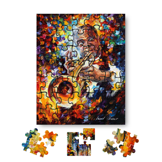 Leonid Afremov LOUIS ARMSTRONG Puzzle Painting