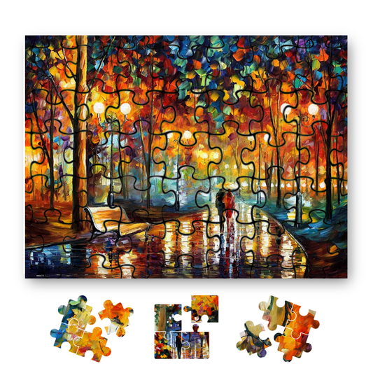 Leonid Afremov RAIN'S RUSTLE - popular Puzzle Painting