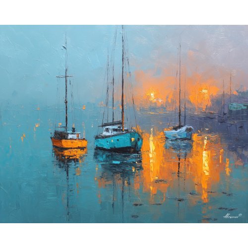 HARBOUR AT DAWN