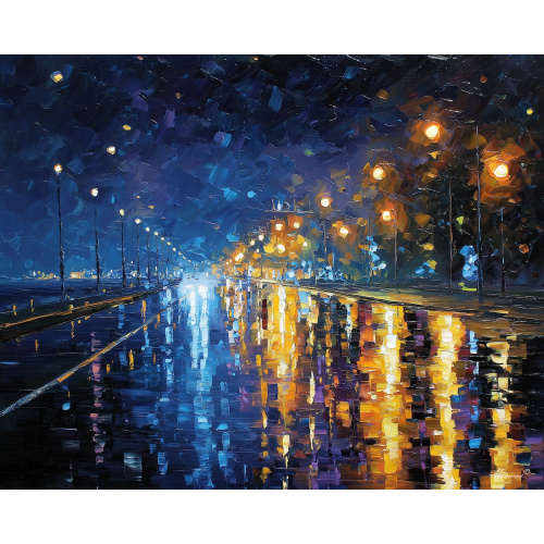 BLUE STREETLIGHTS